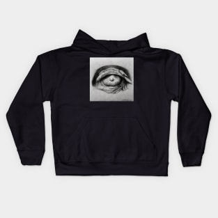 Hand Drawn Eye Kids Hoodie